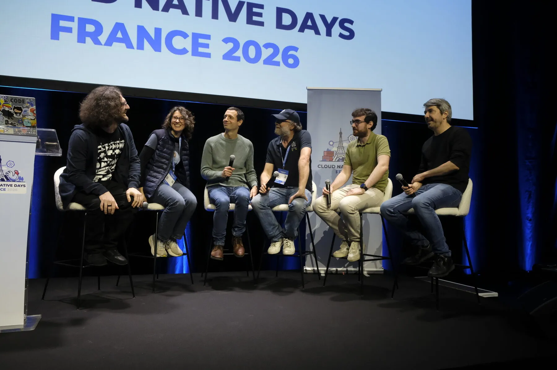 Audience attentive lors d'une session de Cloud Native Days France 2026