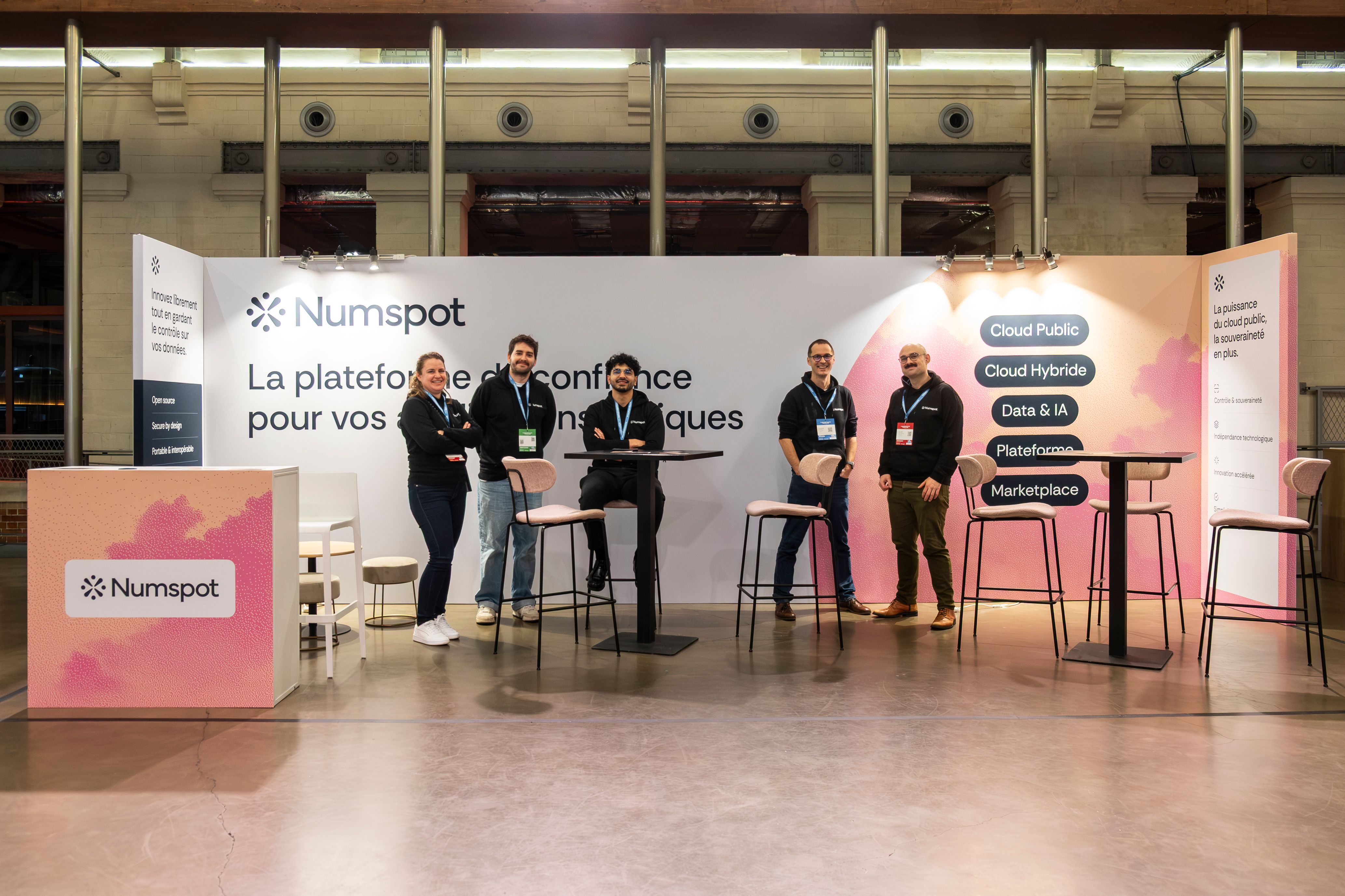 Stand Numspot à Cloud Native Days France 2026