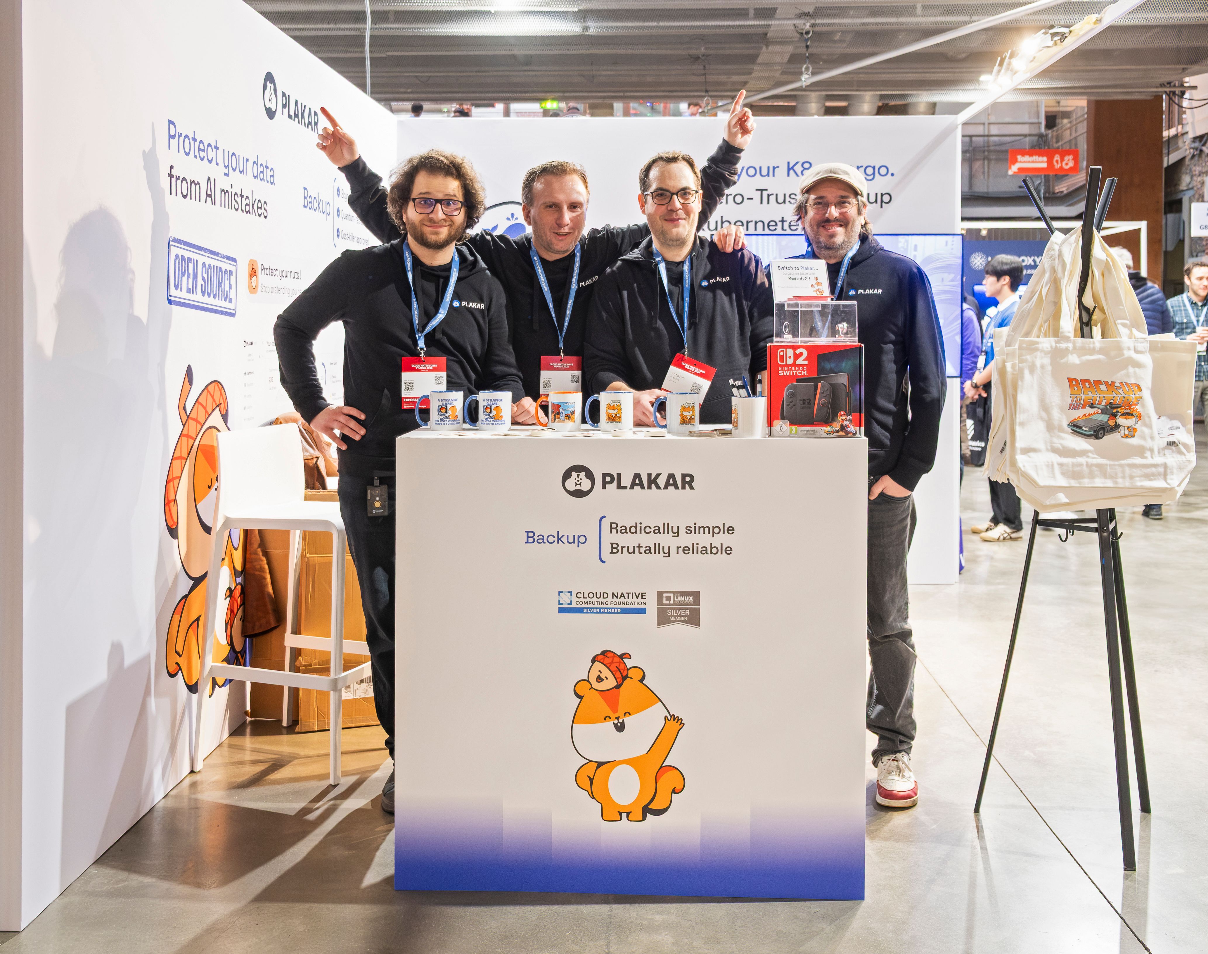 Stand Plakar à Cloud Native Days France 2026