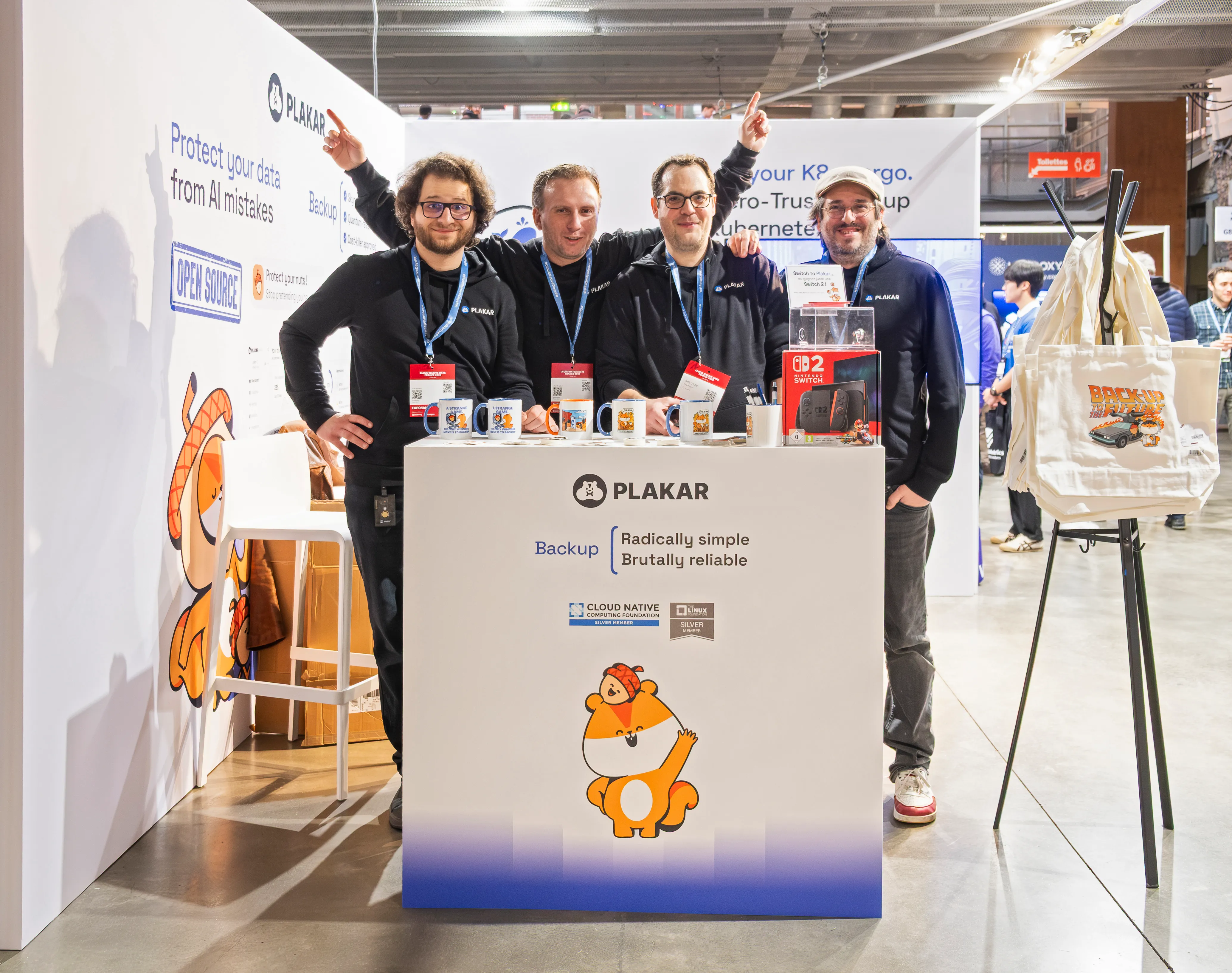 Stand Plakar à Cloud Native Days France 2026