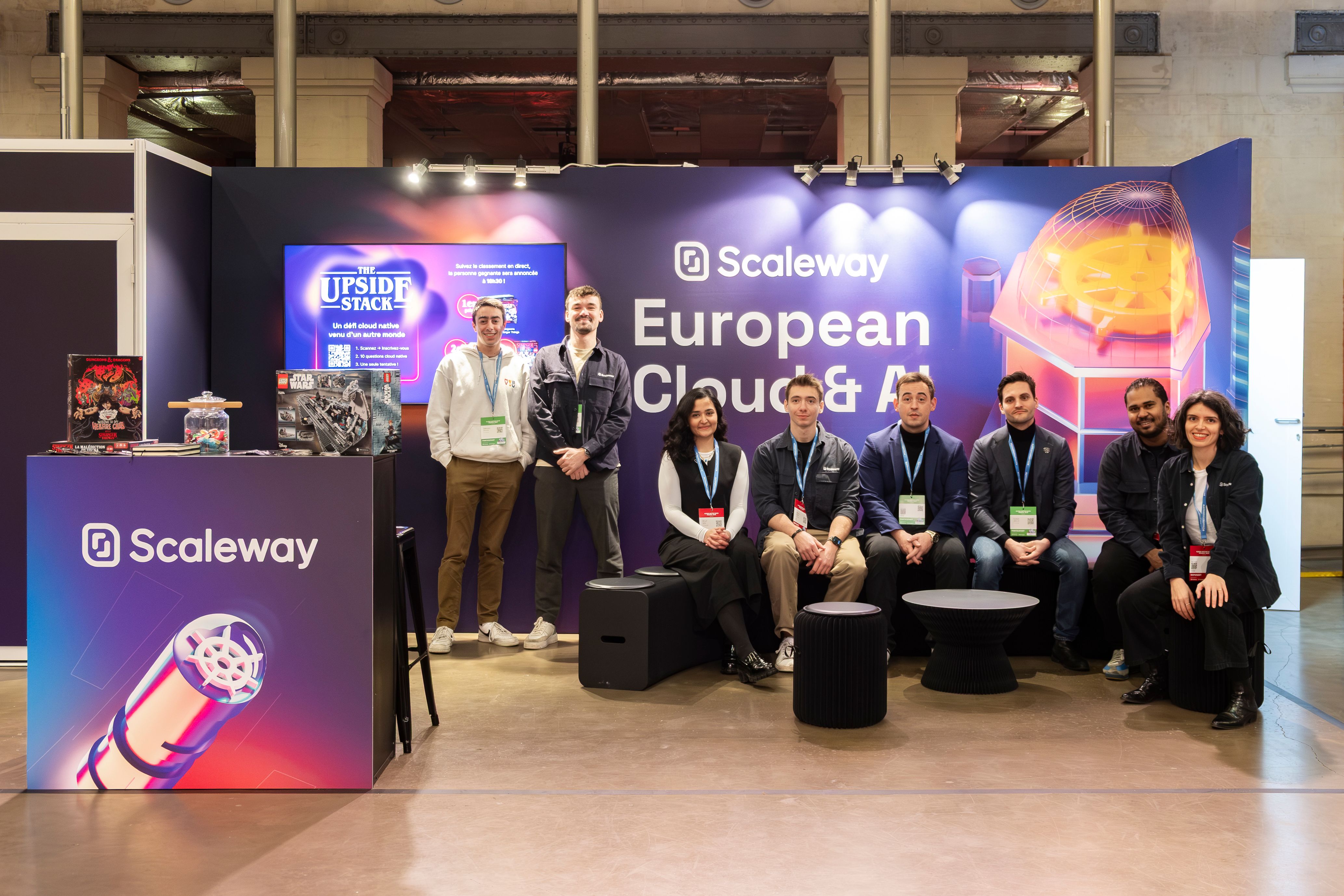 Stand Scaleway à Cloud Native Days France 2026