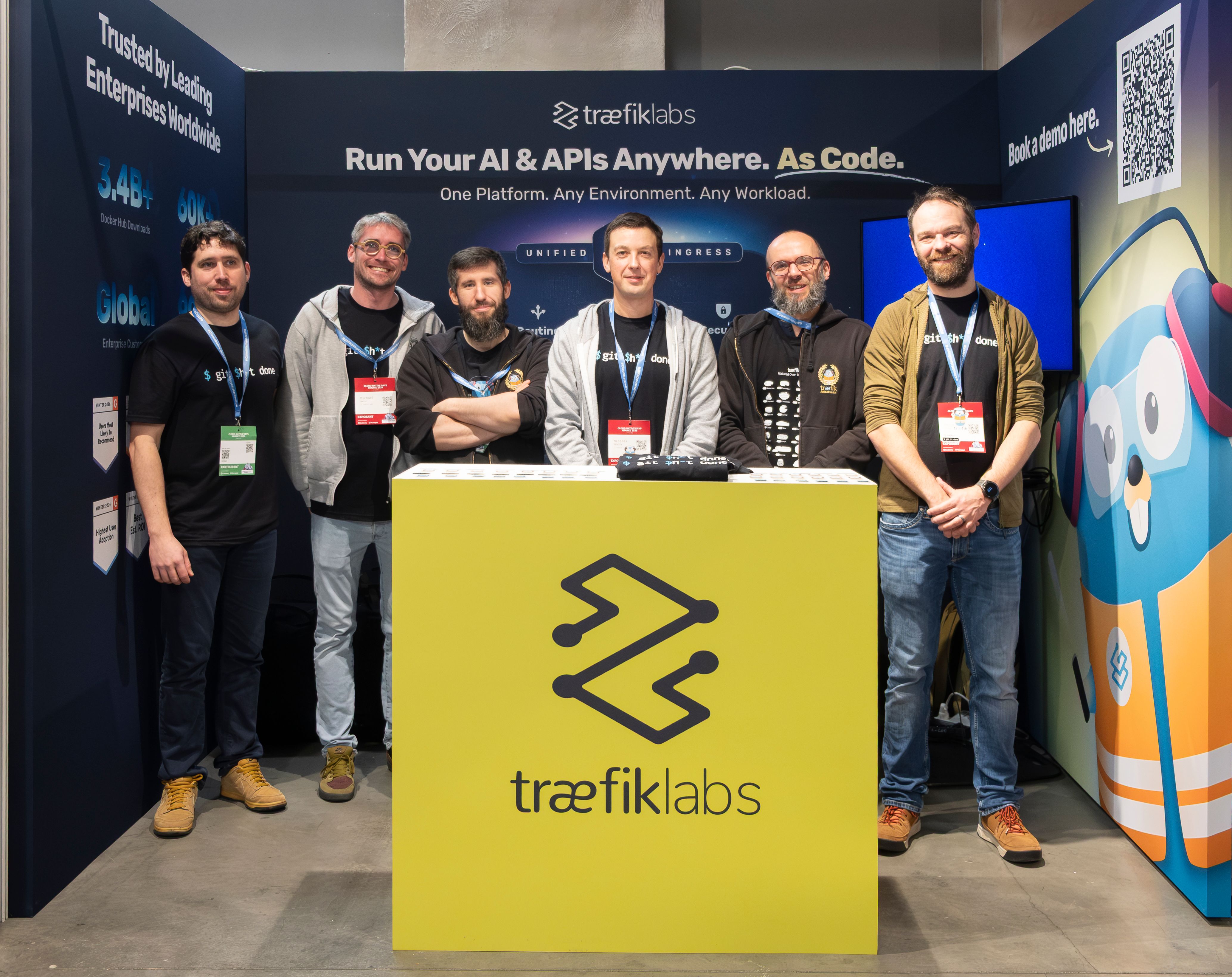 Stand Traefik à Cloud Native Days France 2026